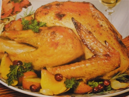 Курица с курагой и апельсинами